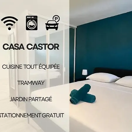 Casa Castor - T2 Avec Jardin - Stationnement Gratuit Appartement